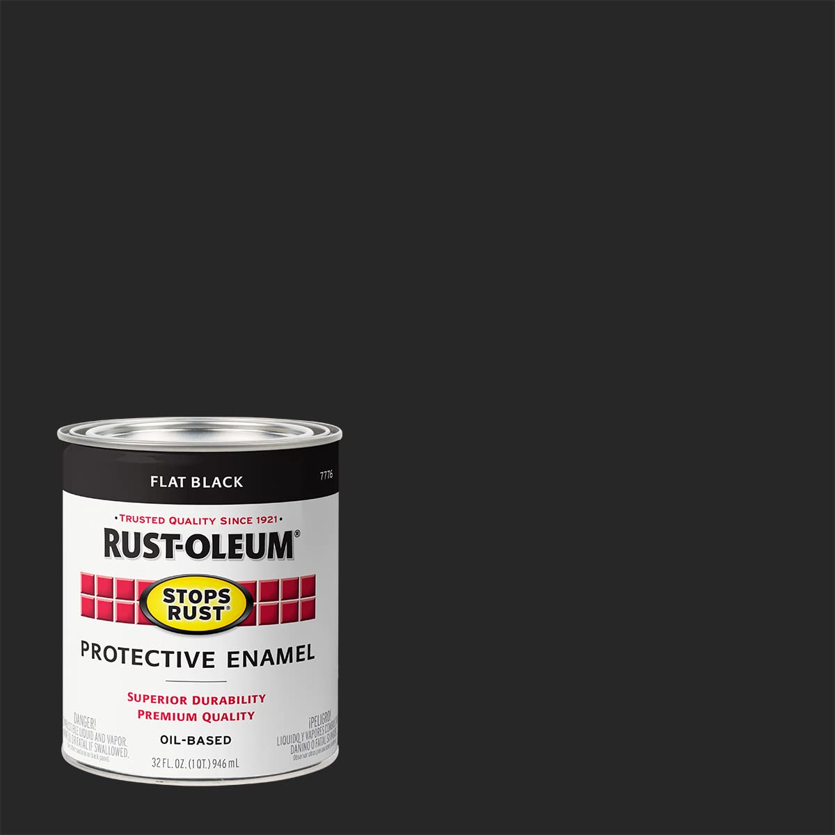 Rust-Oleum Stops Rust protective enamel on metal surface for durable rust protection