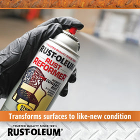 Rust-Oleum Stops Rust Rust Reformer seals against future rust formation.