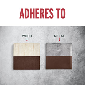 Rust-Oleum Stops Rust glossy finish highlights a fresh shine on wood and metal.