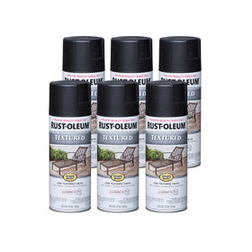 Rust-Oleum Stops Rust textured paint on metal railings provides rust protection and a refined finish.