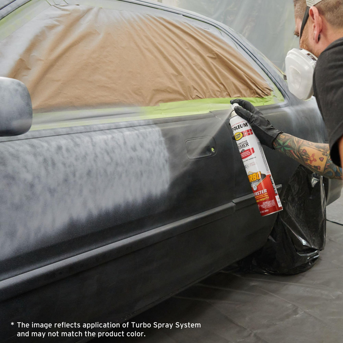 Drying in 2-4 hours after applying Rust-Oleum Stops Rust Turbo Spray