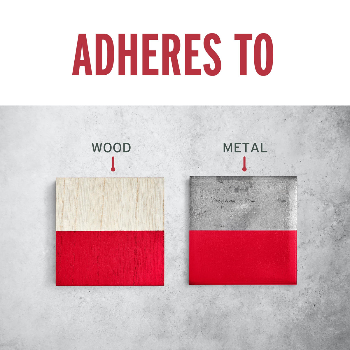 Coverage up to 40 sq ft per can on a Sunrise Red project