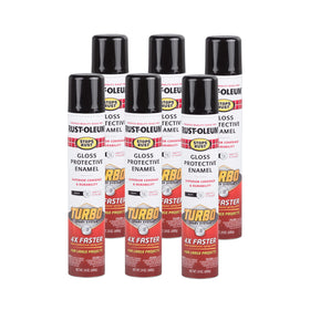 Rust-Oleum Stops Rust Turbo Spray System 24 oz can delivers quick, even coverage on metal and wood.