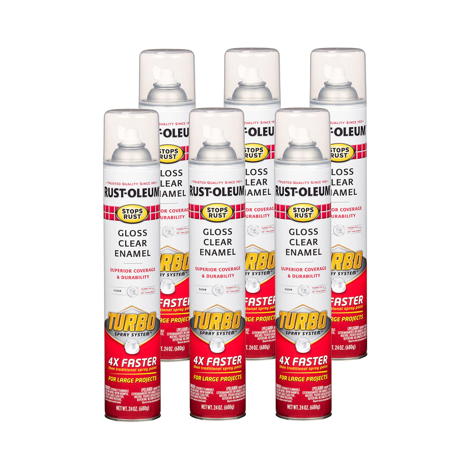 Rust-Oleum Stops Rust Turbo Spray System 24 oz with turbo tip for fast coverage