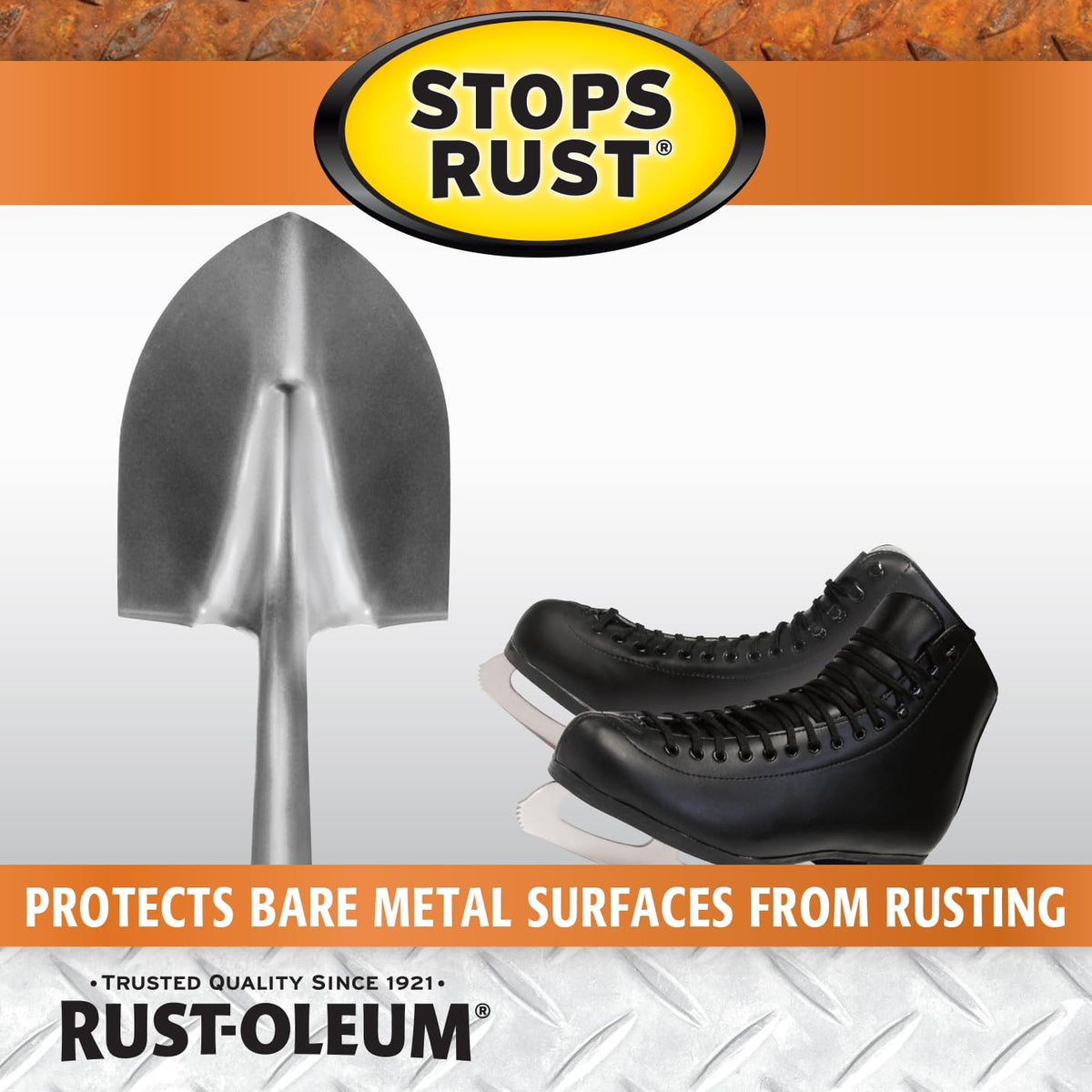 Rust-Oleum Stops Rust delivers an even coat for durable protection.