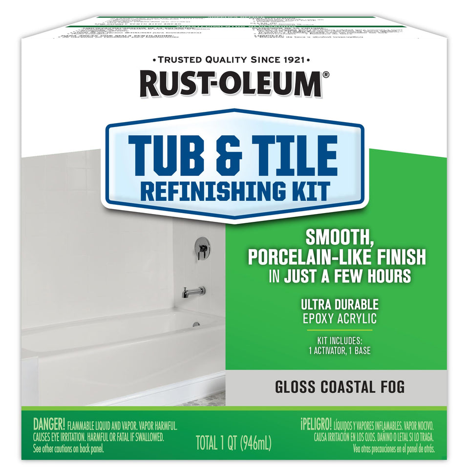 Rust-Oleum Tub and Tile Refinishing Kit Coastal Fog glossy finish preview