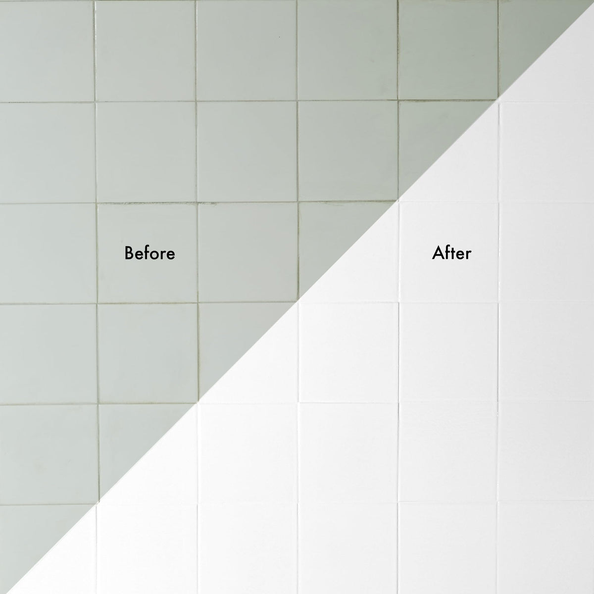 Applied satin white coat on tub and tile for a fresh look.