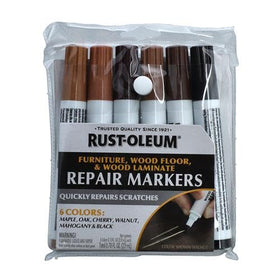 Rust-Oleum Wood Stain Repair Marker Kit front view for quick wood touch-ups.