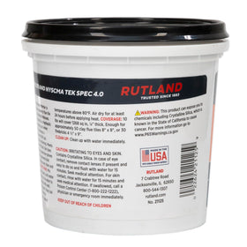 Rutland Dry Mix 211 air-cures without heat to form durable repair mortar.
