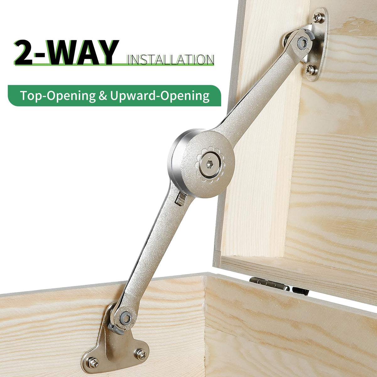 RUYUFE 40 lb capacity lid hinge supports heavy lids