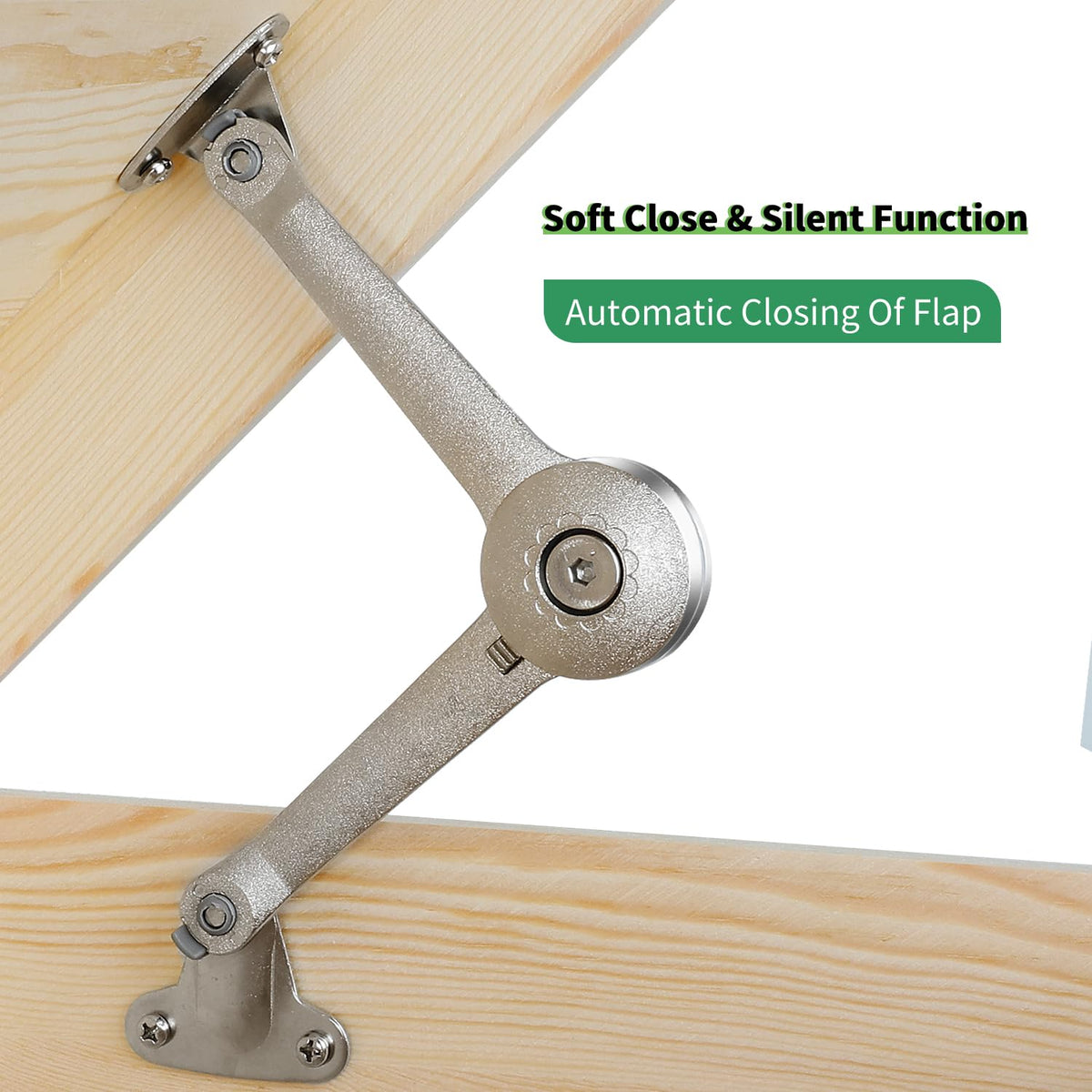 RUYUFE hinge shown for left and right side mounting versatility