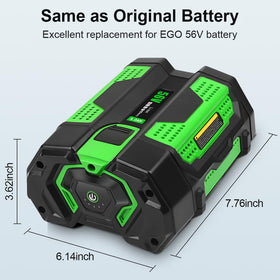 Ruzixt 56V green color design for quick identification.