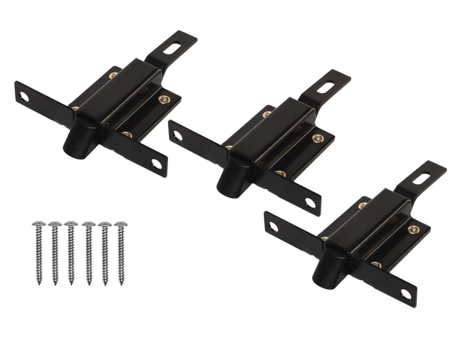 RV Designer baggage door latch with flush keyless handle for secure, easy compartment access.