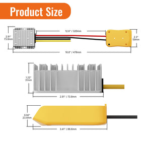 RVBOATPAT 12V output cable suitable for high-current tools