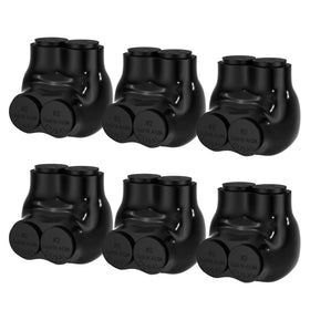 RVBOATPAT 2-port insulated connector, front view, easy splicing and safer wiring