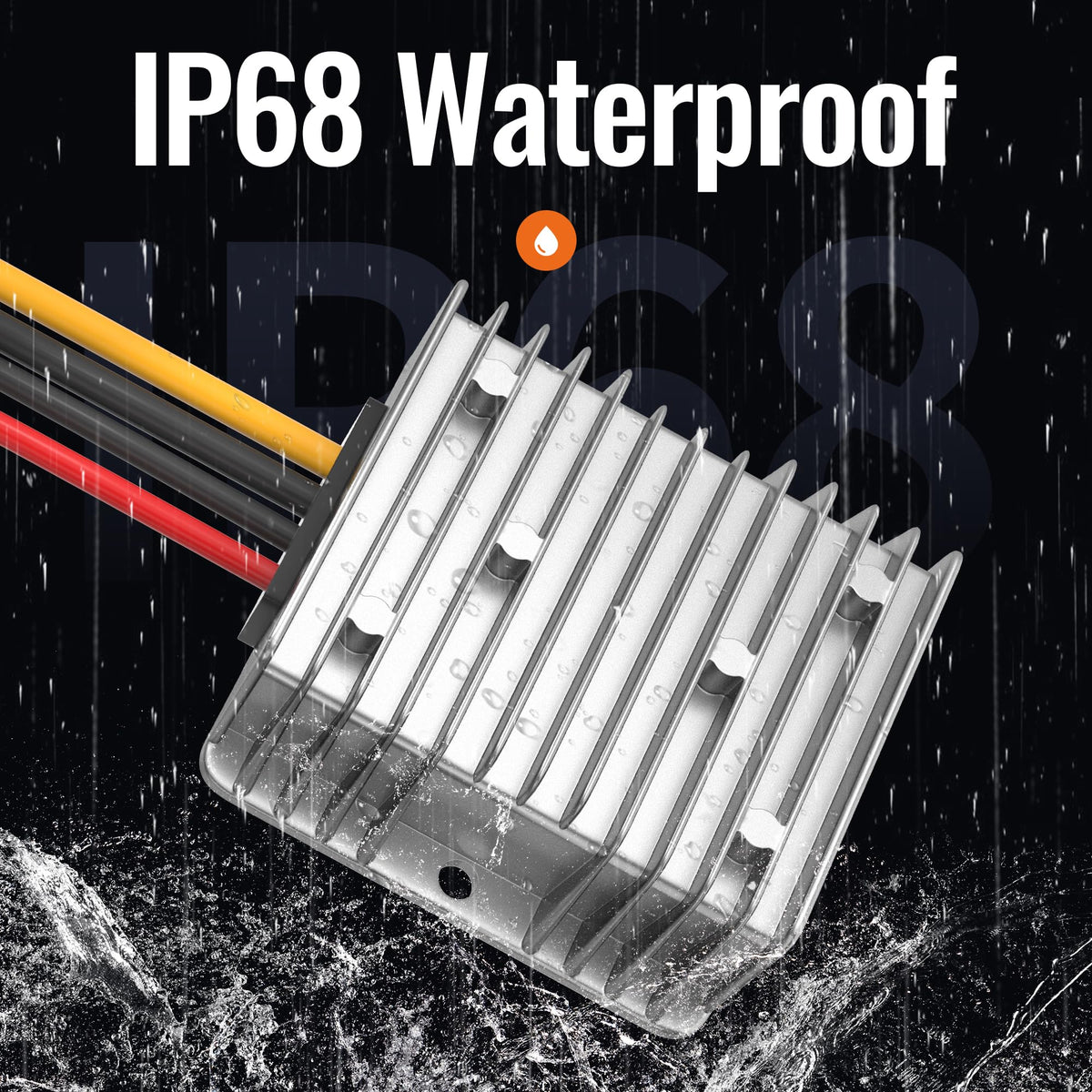RVBOATPAT converter accepts 18-20V input for versatile setups