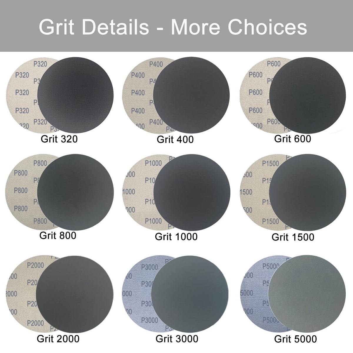 Rvetol 1000-grit disc delivers initial smoothing for wood and metal surfaces.