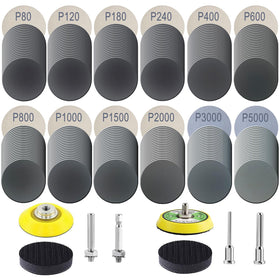 Rvetol 240Pcs 2-inch sanding discs set for versatile finishes.