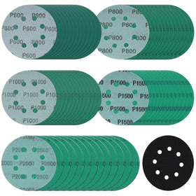Rvetol 5-inch 8-hole sanding disc 600 grit for wood and metal finishing