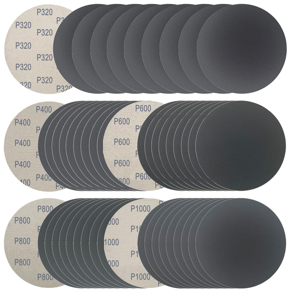 Rvetol 6-inch sanding disc 320 grit for smooth wood and metal prep.