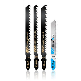 Rvetol T-shank blades fit most jigsaws for quick, secure blade changes