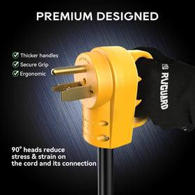 RVGUARD durable-plug-shell withstands frequent plug-in in workshops.