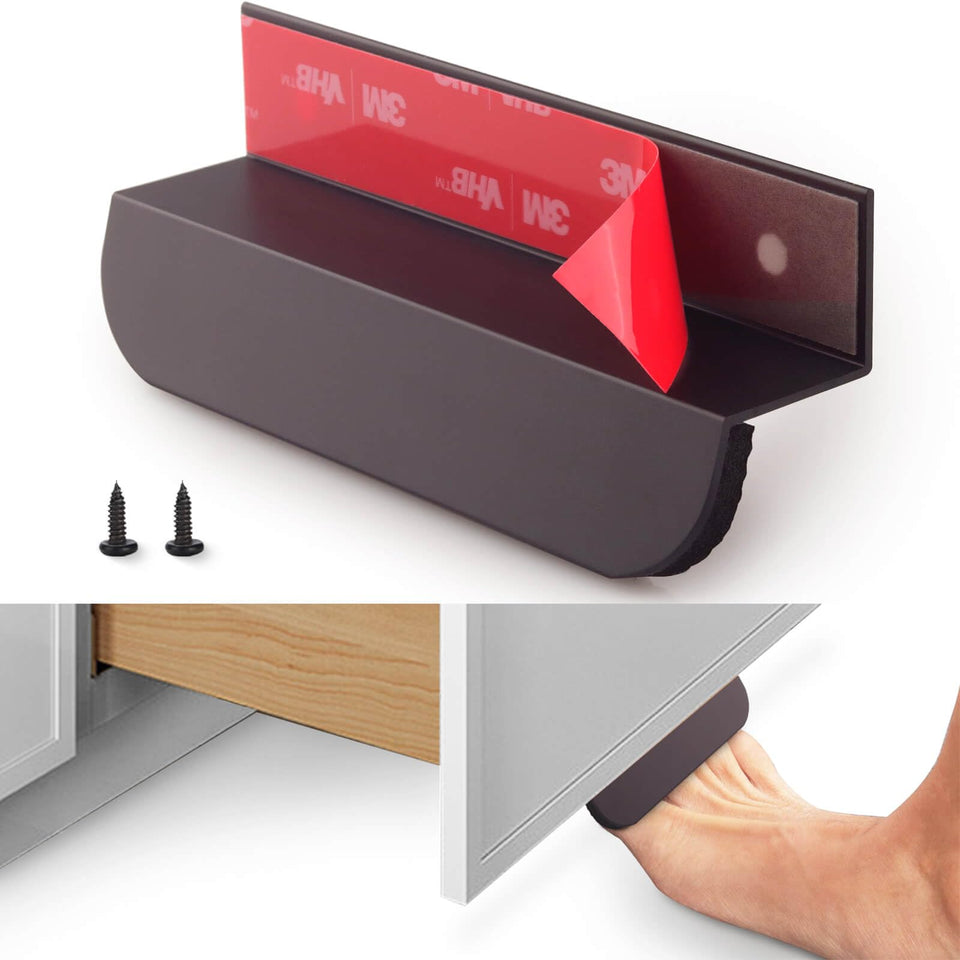 RVPEKUPE foot pull adhesive installation enabling hands-free opening