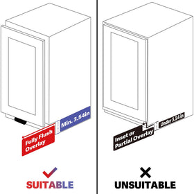 RVPEKUPE 2-pack foot pulls with screws for secure mounting
