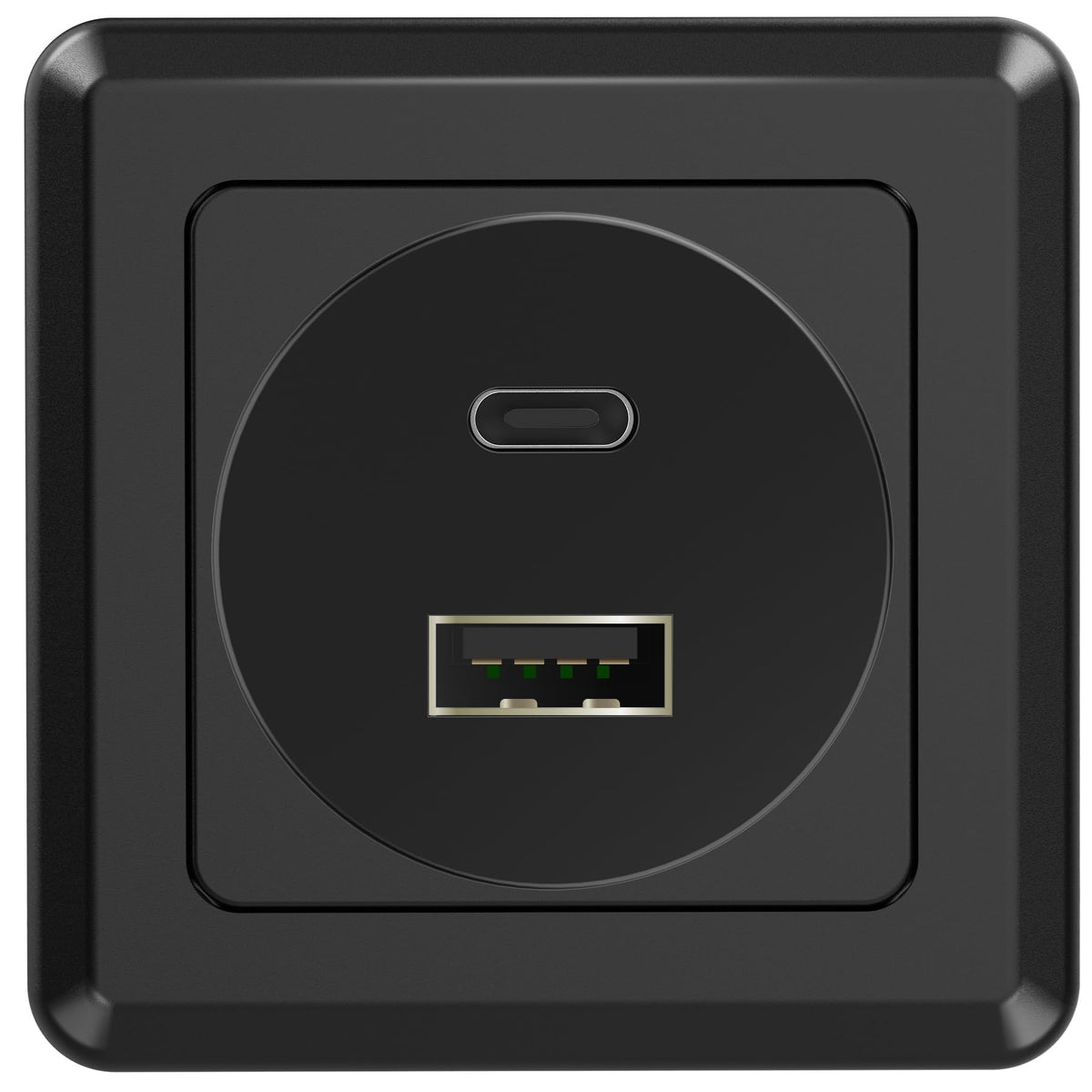 RVSPARK RV USB outlet wall-mounted for convenient charging on the go.