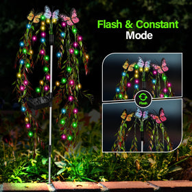 RWNXKARN IP65 waterproof solar lights withstand rain for year-round outdoor decor