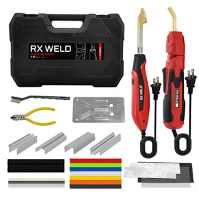 RX WELD 2-in-1 plastic welder gun ready for bumper and toy repairs.