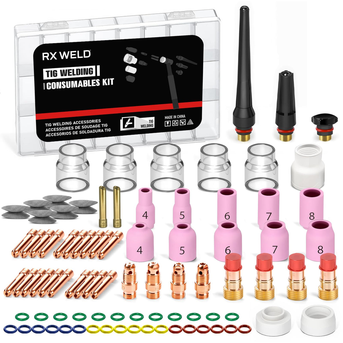 RX WELD 87PCS TIG torch kit viewed as a versatile solution for diverse welding tasks.