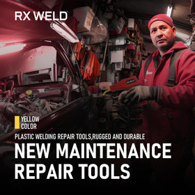 RX WELD kit includes tools and a one-year guarantee.