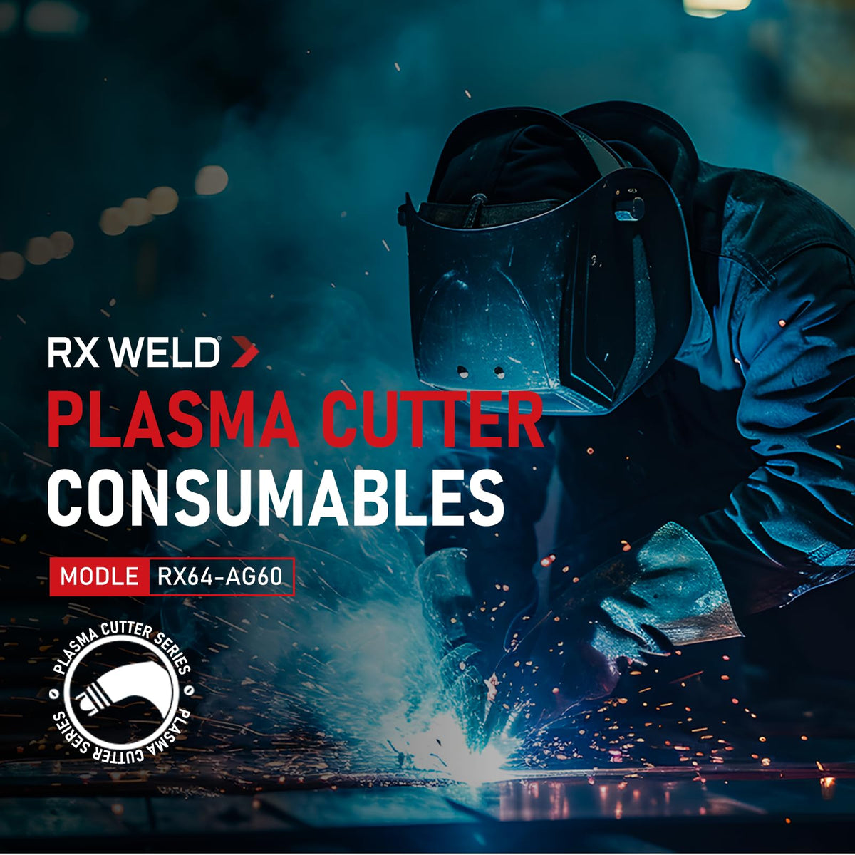 RX WELD AG60P packaging suited for DIY workshops and small projects