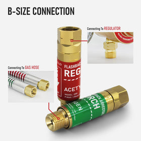 RX WELD durable brass and copper construction for long-lasting use