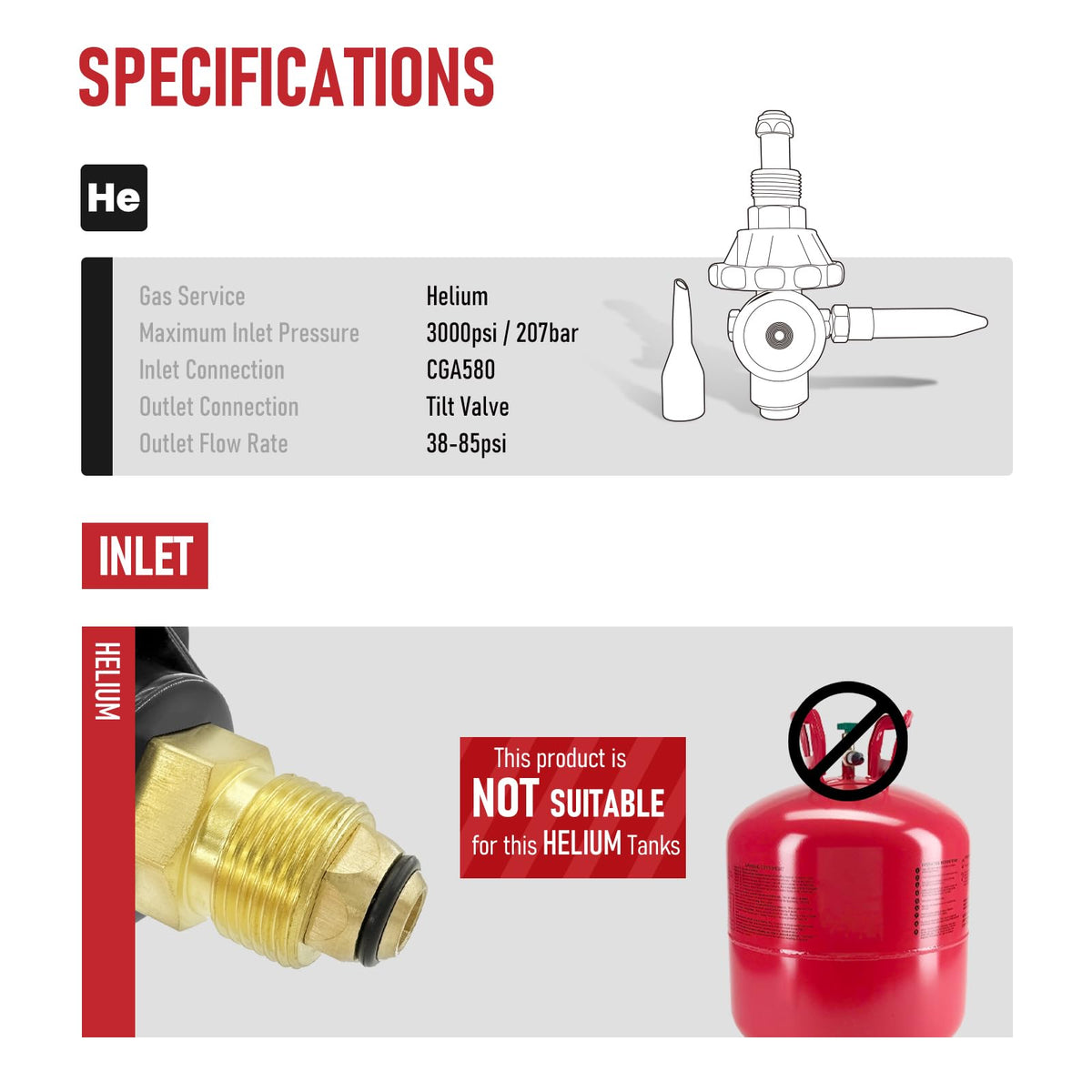 RX WELD brass and rubber regulator assembly built for durability