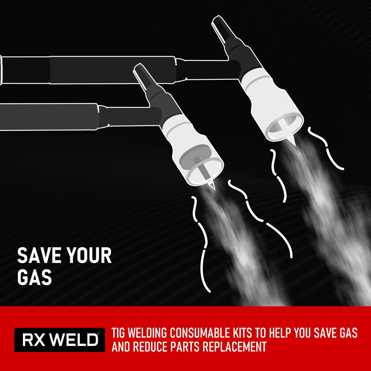 RX WELD insulator rings offer durable insulation, CK Torch compatibility note.