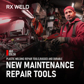 RX WELD kayak repair setup demonstrating versatile plastic solutions