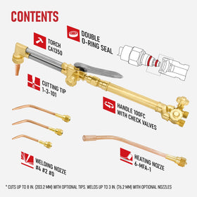 RX WELD welding nozzle provides focused heat for strong joints and neat welds.