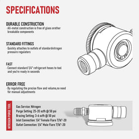 RX WELD brass construction close-up for durable HVAC use