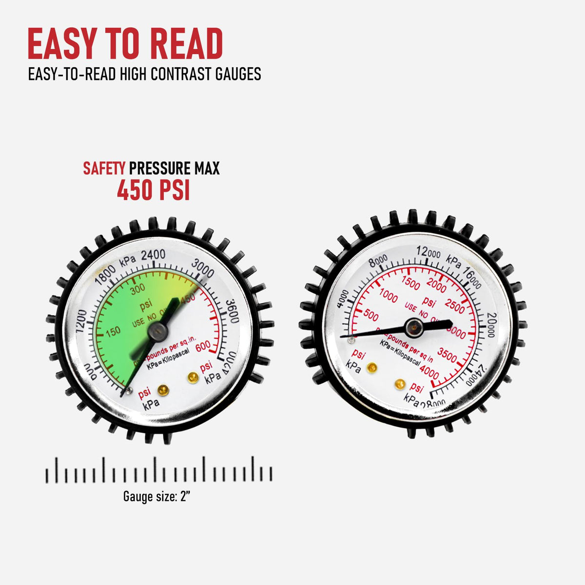 RX WELD five-foot refrigeration hose extending reach during purging tasks.