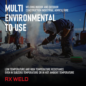 RX WELD twin hose ideal for oxy-acetylene welding, brazing, and cutting tasks.