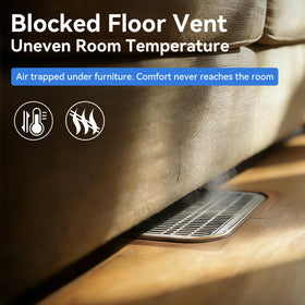 RXSIAT vent extender extends from 17 to 33 inches for versatile placement