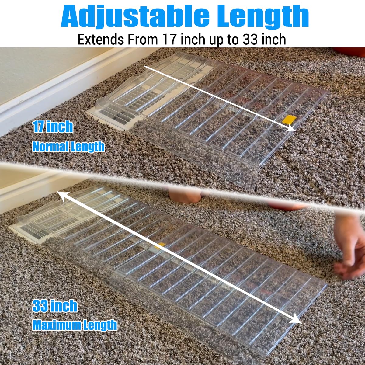RXSIAT low profile 1.5 inch height fits under furniture