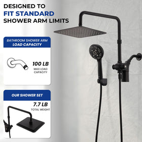 Ryamen 59-inch hose provides flexible reach during showers