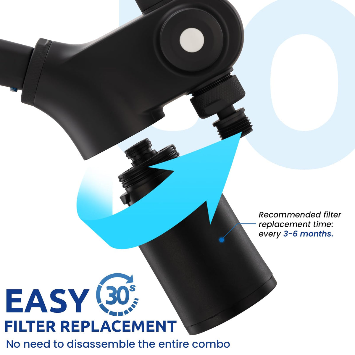 Ryamen brass swivel ball connector offers easy angle adjustment