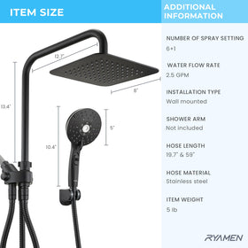 Ryamen quick DIY installation with included tools and guide.