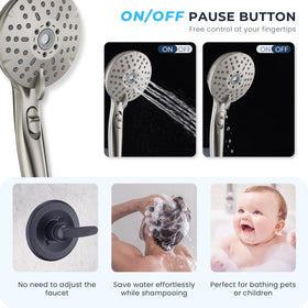 Ryamen one-touch pause button helps conserve water