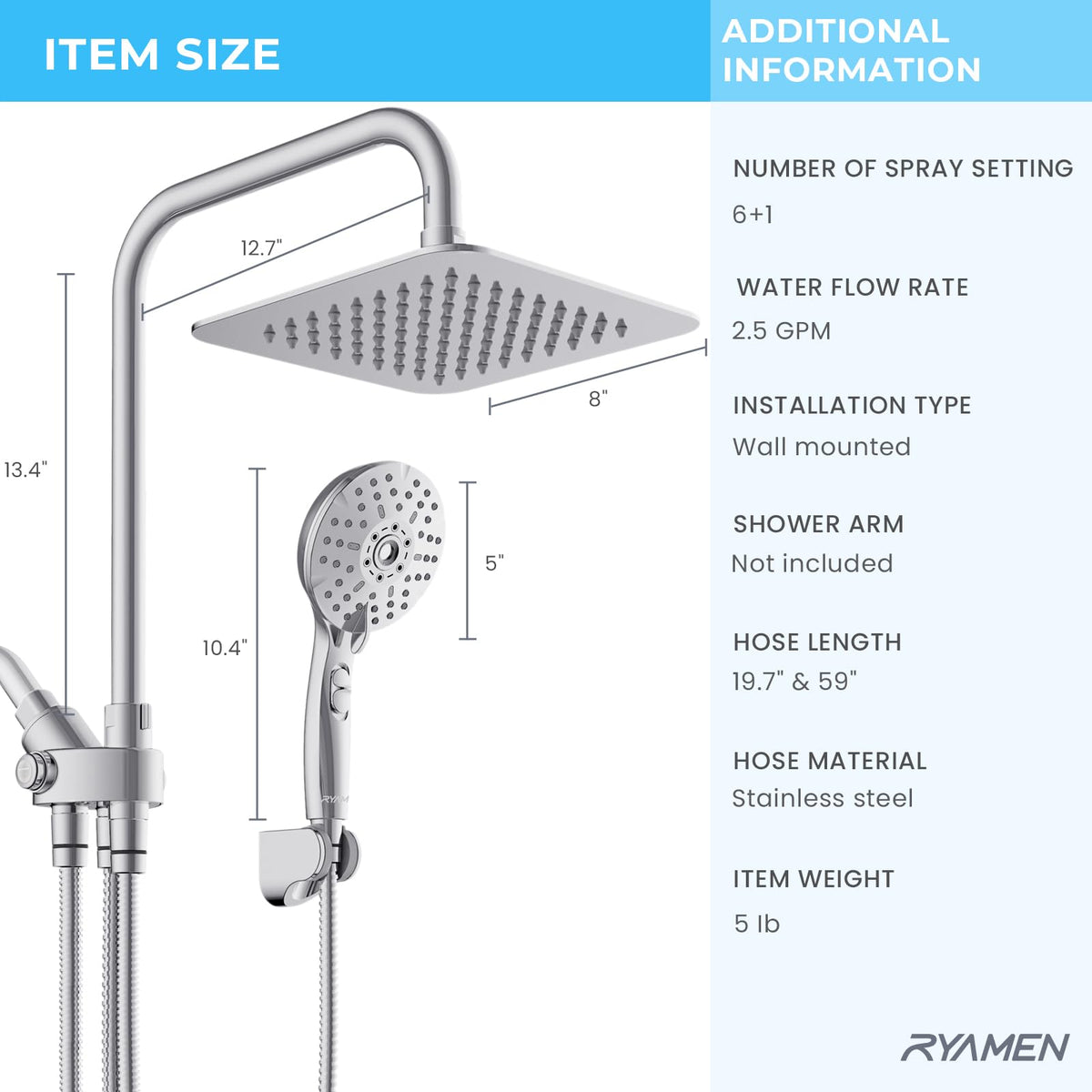 Ryamen easy installation guide and tools included for DIY setup