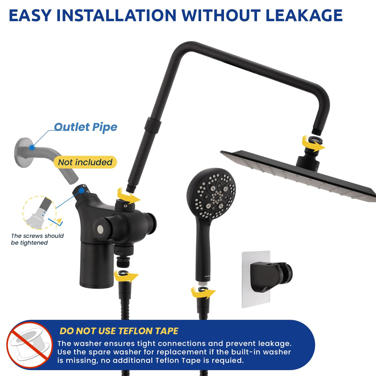 Ryamen included accessories streamline DIY setup and mounting